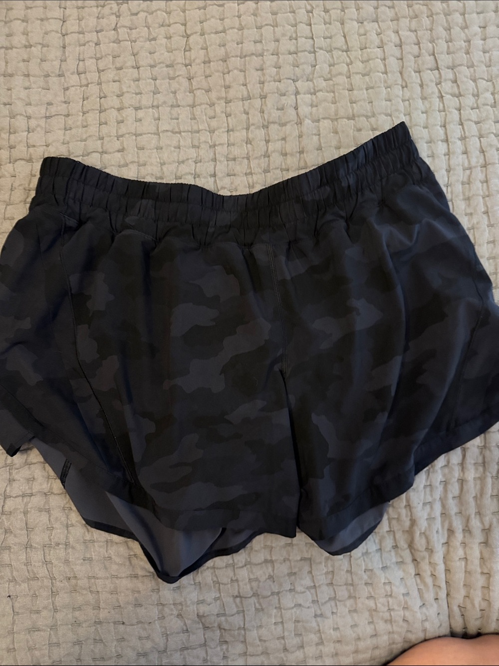 lululemon athletica Black Camo Athletic Shorts